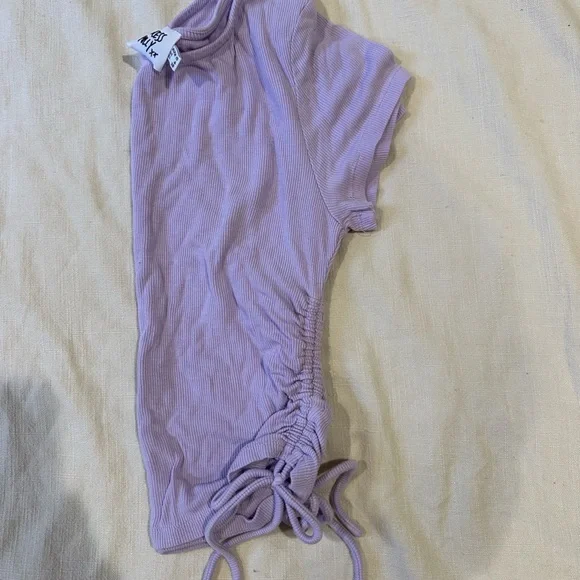 Purple Ruched Side Top - Picture 3 of 3